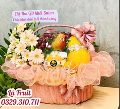 M-Giỏ trái cây hoa tươi 12
