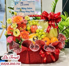 M-Giỏ trái cây hoa tươi 11
