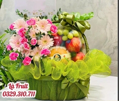 M-Giỏ trái cây hoa tươi 14