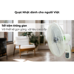 Quạt treo tường KDK, màu xám M40M(GY)