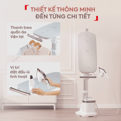 Bàn ủi hơi nước đứng Tefal IXEO Vision QT1811E0