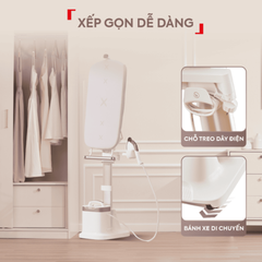 Bàn ủi hơi nước đứng Tefal IXEO Vision QT1811E0