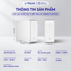 Máy lọc nước âm tủ bếp Truliva UR5840