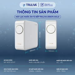 Máy lọc nước âm tủ bếp Truliva UR5676