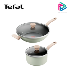 Bộ 2 nồi cán dài & chảo xào Tefal So Matcha - 18-28cm | Bảo hành chính hãng