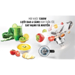 Máy xay sinh tố và làm sữa hạt đa năng Tefal BL967B66 - 1300W