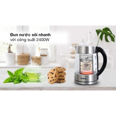 Bình đun siêu tốc Tefal KI772D38 - thủy tinh - 2400W, 1.7L