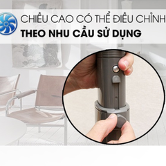 M40K (GY) - Quạt đứng KDK, màu Xám