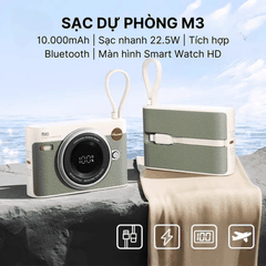 Sạc dự phòng Power Smart AI 1.53" HD 10.000mAh