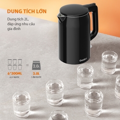 Ấm điện đun nước EK-20M01A hiệu Gaabor