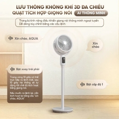 Quạt đứng lưu thông không khí AQUA AQF-ED1823T(W)