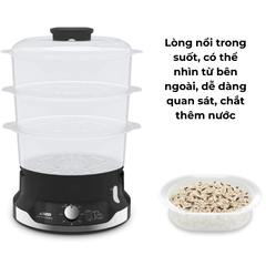 Nồi hấp thực phẩm Tefal UltraCompact VC204810- 9L