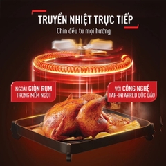 Nồi chiên không dầu Tefal Window EY821868 - 6L - Điện tử