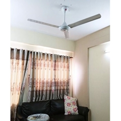 Quạt trần KDK, màu trắng bạc M60XG(SIL)