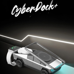 Trạm sạc không dây CyberDock, bộ sạc không dây xoay 3 trong 1