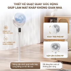 Quạt đứng lưu thông không khí AQUA AQF-ED1823T(W)