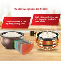 Nồi cơm điện tử Tefal RK762168 - 1.5L, 1200W RK762168