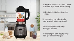Máy xay sinh tố và làm sữa hạt đa năng Tefal BL967B66 - 1300W