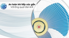 A40B(GY) - Quạt bàn KDK, màu Xám