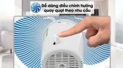 A40B(GY) - Quạt bàn KDK, màu Xám