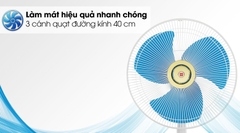 A40B(GY) - Quạt bàn KDK, màu Xám
