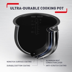 Nồi cơm điện tử Tefal Easy Rice Compact RK730168 -1L