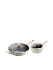 Bộ 2 nồi cán dài & chảo xào Tefal So Matcha - 18-28cm | Bảo hành chính hãng