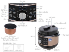 Nồi áp suất BLUESTONE PCB-5648