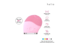 Máy rửa mặt Halio Facial Cleansing & Massaging Device - Baby Pink Limited Edition