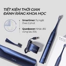 Bàn chải điện làm trắng răng Halio Sonic Whitening Electric Toothbrush PRO Limited Edition - Midnight Blue