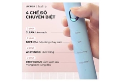Bàn chải điện Halio Sonic SmartClean Electric Toothbrush Sky Blue