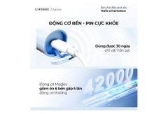 Bàn chải điện Halio Sonic SmartClean Electric Toothbrush Sky Blue