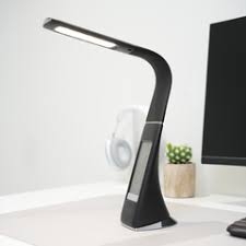 Đèn bàn học chống cận LED, dùng pin sạc, nhãn hiệu WILIT, model U2B, màu đen, hàng mới 100%