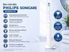 Bàn chải đánh răng điện Philips Sonicare HX4031/21
