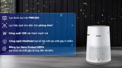 Máy lọc không khí PHILIPS AC0650/10 (Trắng và xanh dương)