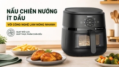Nồi chiên không dầu PHILIPS NA230/00-Đen