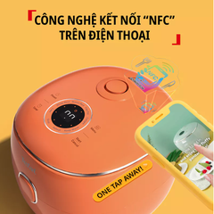 Nồi cơm điện tử Mini Tefal POP RK535TY0, màu cam đất