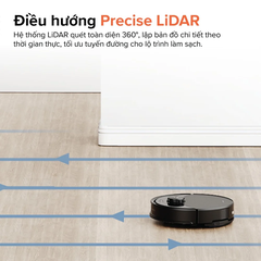 Robot hút bụi Roborock Q10VF - Đen Demo