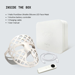 Mặt nạ ánh sáng Halio PureGlow Ultralite Silicone LED Face Mask