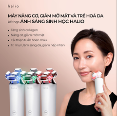 Máy nâng cơ, giảm mỡ mặt & trẻ hoá da kết hợp ánh sáng sinh học Halio RevitaWave Skin Rejuvenator