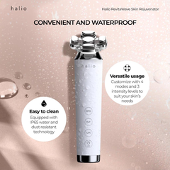 Máy nâng cơ, giảm mỡ mặt & trẻ hoá da kết hợp ánh sáng sinh học Halio RevitaWave Skin Rejuvenator