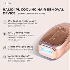 Máy triệt lông lạnh cá nhân Halio IPL Cooling Hair Removal Device