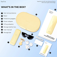 Máy triệt lông Halio SilkGlow IPL Sapphire Cooling Hair Removal Device