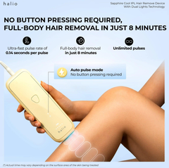 Máy triệt lông Halio SilkGlow IPL Sapphire Cooling Hair Removal Device