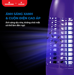 UMKV-030WL-P - Đèn bắt muỗi hoạt động bằng điện (Tím) 3W