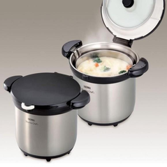 Nồi ủ chân không, không hoạt động bằng điện, hiệu Thermos, Model: KBG-4500 CS, màu bạc, dung tích 4.5L, mới 100%