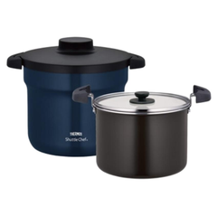 Nồi ủ chân không, không hoạt động bằng điện,hiệu Thermos, Model: KBJ-4502 NVY, màu xanh Navy, dung tích 4.3L, mới 100%