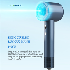 UM_8001HDC_BLUE-Máy sấy tóc hoạt động bằng điện (màu xanh)