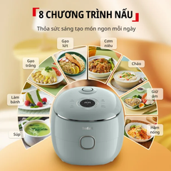 Nồi cơm điện tử Mini Tefal POP RK5354Y0, màu xanh