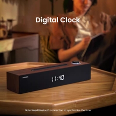 Loa bluetooth đồng hồ để bàn Philips SPA3809 - Hàng chính hãng / BH 01 năm
